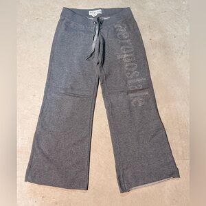 Aeropostale Women's Gray Sweatpants Joggers Size Small S SM 326